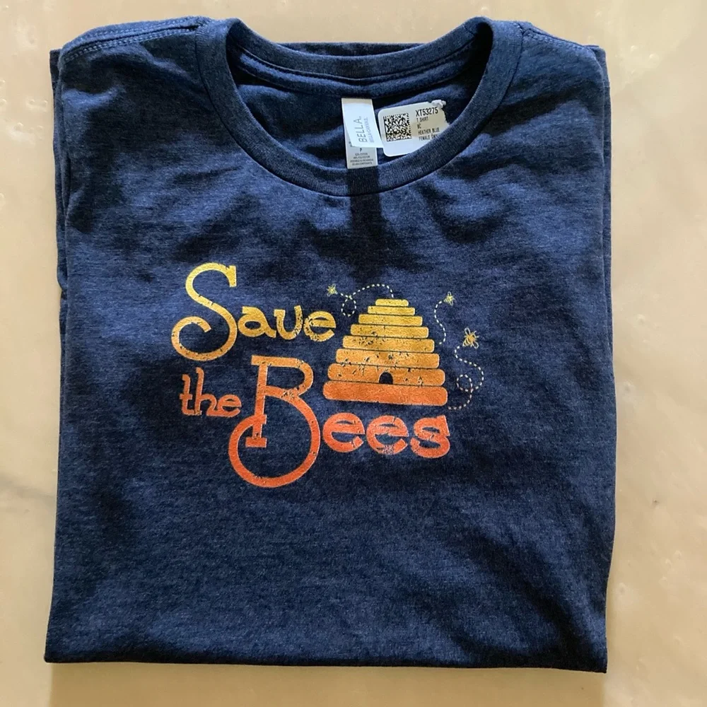 Bella Canvas Save the Bees T-Shirt (NWT) - Picture 2 of 5